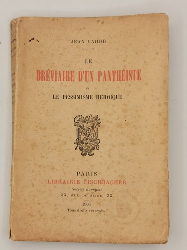 Jean lahor bréviaire - jean,
