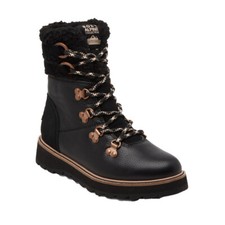 ROXY Women's Brandi II Lace-Up Boots - Black - 10.0