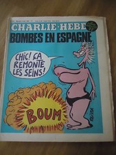 CHARLIE HEBDO N°503 BOMBES ESPAGNE BOUM COLUCHE REISER 2 juil 1980 ORIGINAL