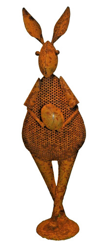 Lapin avec oeuf tôle - lapin,