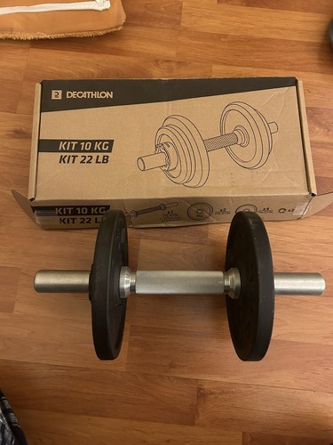 Kit haltères 10kg musculation