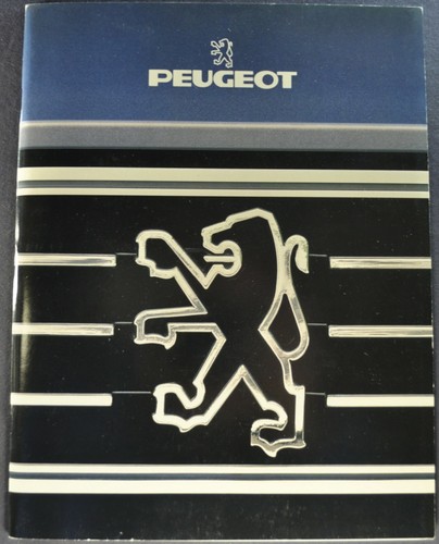 1986 peugeot 50pg catalog - 1986,