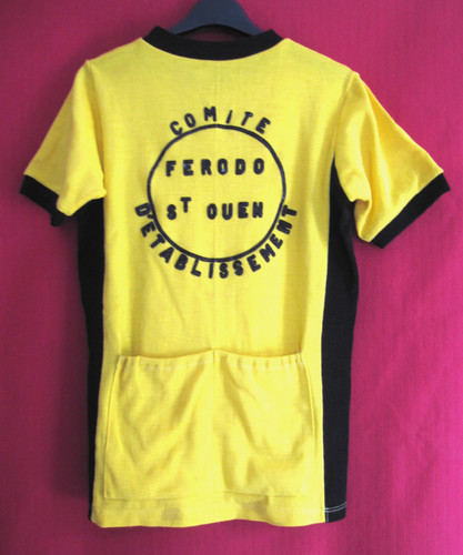 Maillot cycliste jaune - maillot,