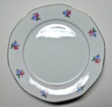 6 ASSIETTE A DESSERT VERITABLE OPAQUE DIGOIN SARREGUEMINES PETITES ROSES