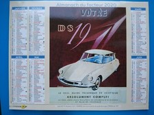 CALENDRIER ALMANACH POSTAL