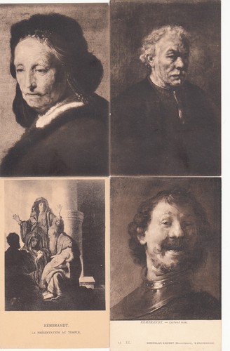 Lot antique postcards - 4,