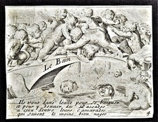 Eau-forte Ecole française