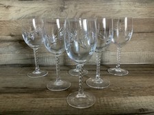 6 Verres à Vin Blanc Cristal