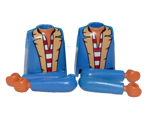 Playmobil corps bras bruns - bras,