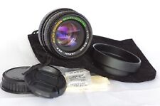 Objectif 50mm f1,7 CHINON pour Pentax K, bouchons, pare-soleil, housse, LUMINEUX