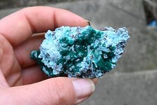 Amas de Dioptase du Congo 120g spécimen minérale de collection