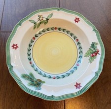 Assiette à soupe de Noël Villeroy & Boch French Garden 20 cm fabriquée en All...