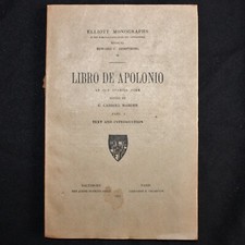 LIBRO DE APOLONIO AN OLD