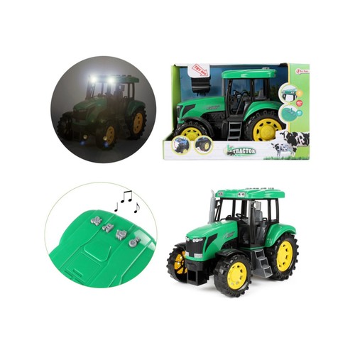 Tracteur jouet vert toi toys - tracteur,