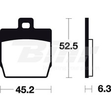 Plaquette de Frein Arrière