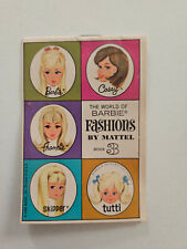Mini catalogue vintage année 1966 MATTEL The World of Barbie book 3