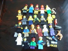 lego lot de 20 figurines city diverses