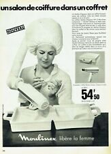  publicité Advertising 0422 1969  Moulinex libère la femme Casque sèche-cheveux