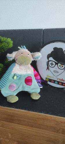 Doudou mouton bleu - , vert