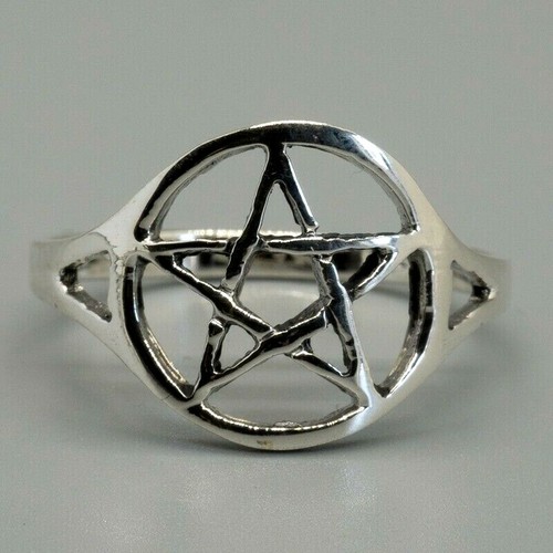 Pentagramme bague étoile 925 - pentagramme,