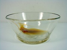 Vintage Coupe en Pâte de Verre Signée Maure Vieil Mandelieu H - 6,5 cm TBE