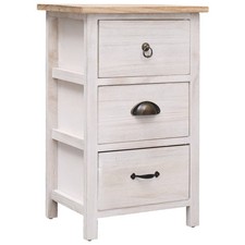 Bois de Paulownia Armoire Latérale 35x25x57 cm Buffet Commode Chambre vidaXL
