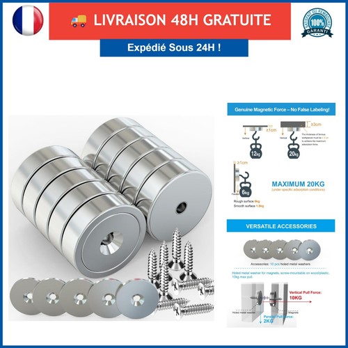 Aimants néodyme avec - 25, mm