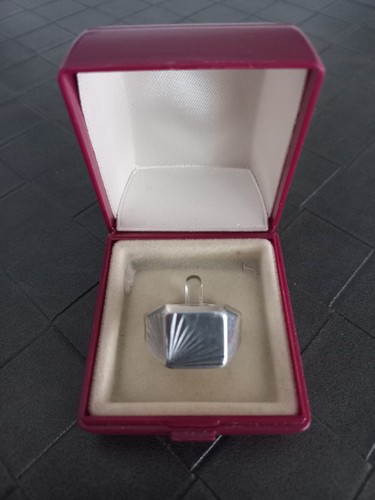 Bague chevalière argent - bague,