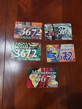 Lot de 5 cartes