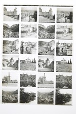 Plaque de verre EDUCA série 24 NEVERS ... LA CREUSE CLERMONT - 12 PHOTOS STEREOS