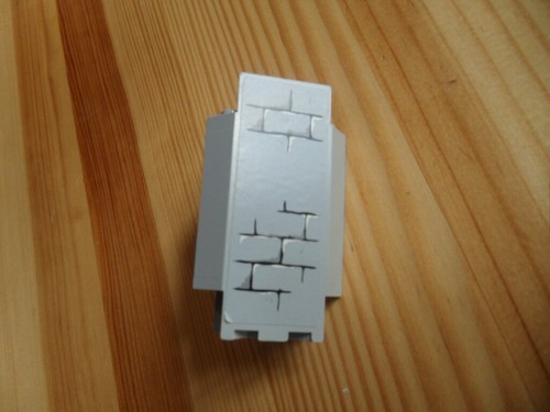 Lego mur angle gris - mur,