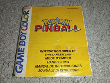 NOTICE POKEMON PINBALL
