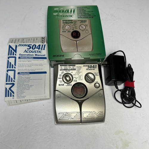 Zoom 504 acoustic - ii, guitar