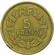 #17668 - 5 francs 1945