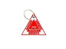 Porte cle cles clef brode