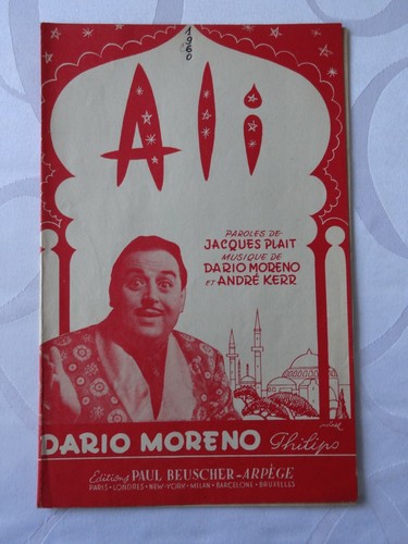 Partition ali dario moreno - partition,