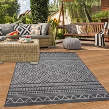 Tapis d'intérieur et d'extérieur au design boho moderne et aux motifs