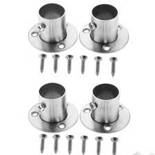 Lot de 4 brides en acier