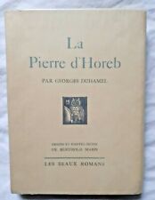 La Pierre d' Horeb par Duhamel EX N° Dessins et Pointes Sèches de Berthold Mahn