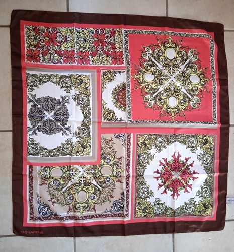 Foulard vintage signé ted - .signé,