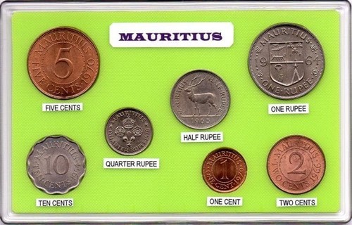 Maurice pre decimal - pre-decimal, coin