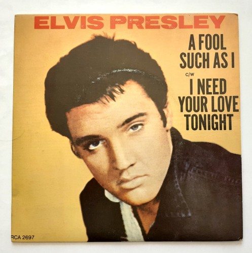 Rare 45t elvis presley - presley-a, fool
