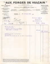 1926 AUX FORGES DU VULCAIN A