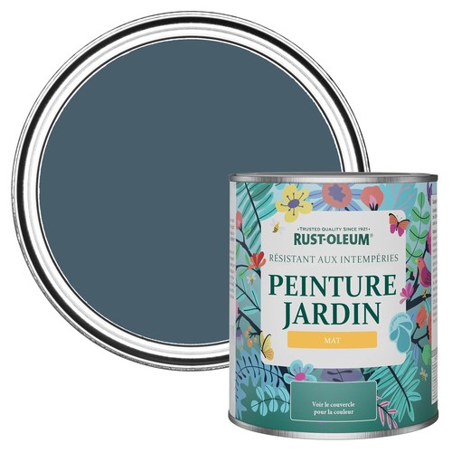 Peinture bleue résistante - bleue, à