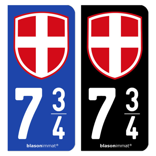 Autocollant plaque