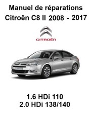Revue technique réparation Citroën C5 II X7 de 2008 - 2017 - CD