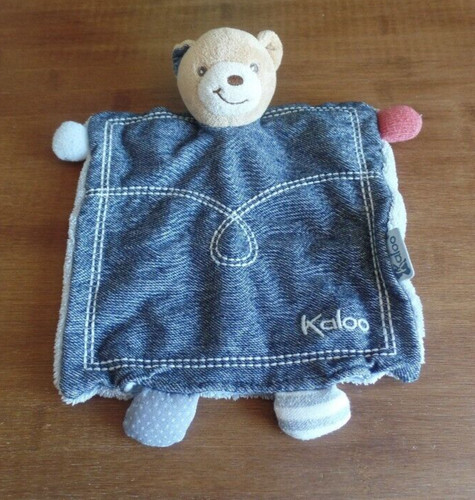 S24 doudou plat ours bleu - /,