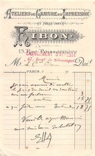 ATELIERS DE GRAVURE ET D IMPRESSION RIBON A PARIS