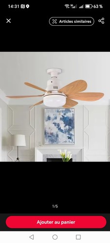 Ventilateur plafond led e27 - ventilateur,