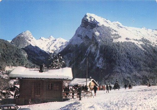 Samoens depart teleski - du,